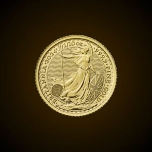 Złota moneta Britannia, 1/10 oz