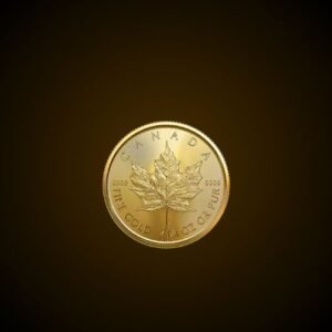 Zlota-moneta-kanadyjski-lisc-klonowy-1/4-oz